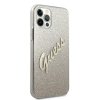 Guess GUHCP12LPCUGLSGO iPhone 12 Pro Max6,7 złoty/gold hardcase Glitter Gradient Script